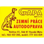 GAPA spol. s r.o. - zemní práce, autodoprava – logo společnosti