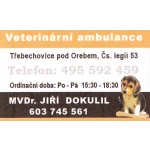 MVDr. Jiří Dokulil - VETERINÁRNÍ AMBULANCE – logo společnosti