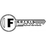 F-servis - klíče, zámky, kování – logo společnosti